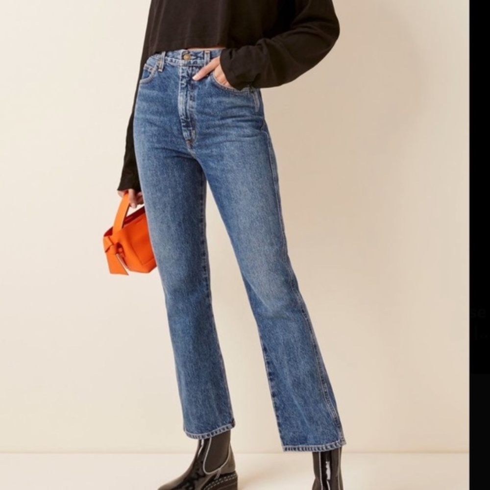 Agolde Pinch Waist High Rise Kick Flare in Sound